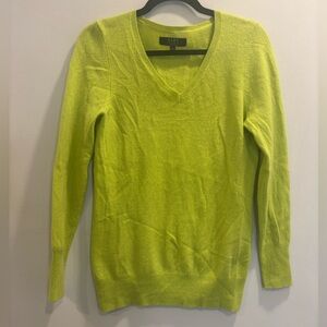 Alex Marie Cashmere V-Neck Sweater Size Large